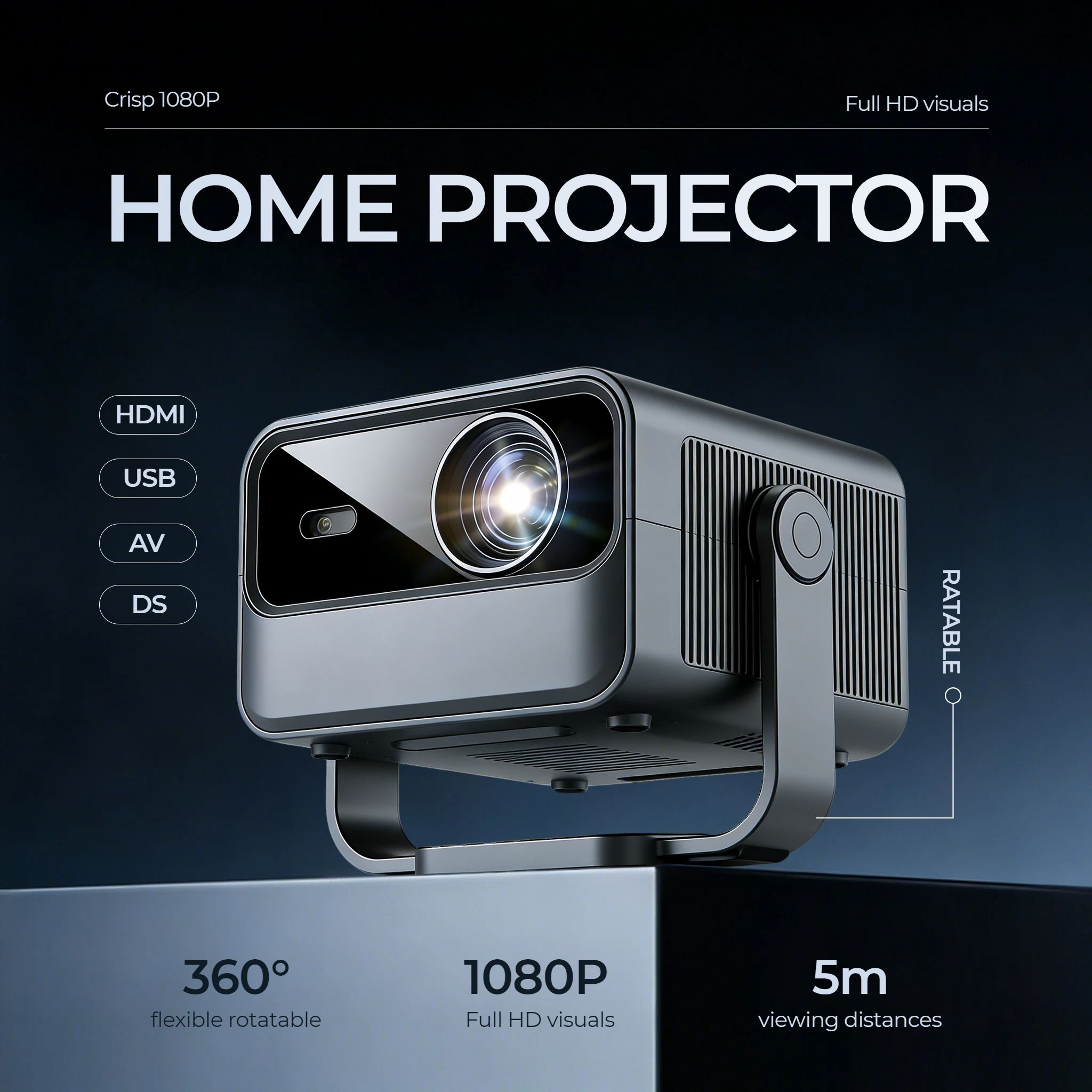 简约实景风黑灰色营销带货数码家电跨境电商主图