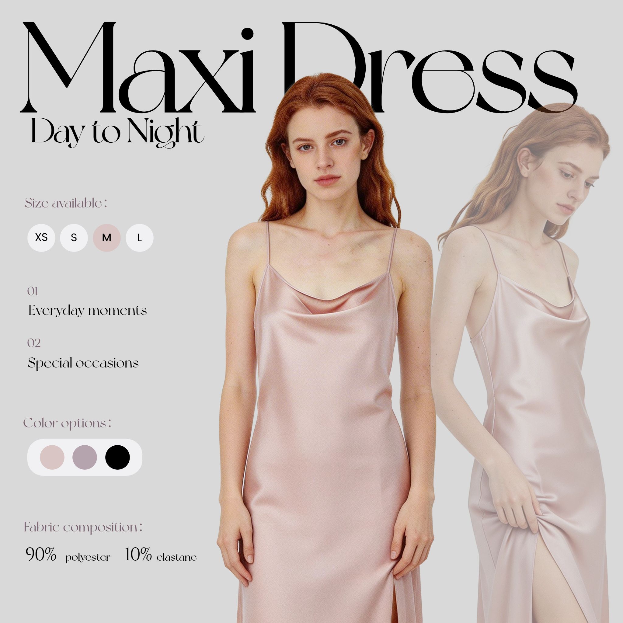 通用风灰色粉色鞋服箱包营销带货服饰箱包类跨境电商主图