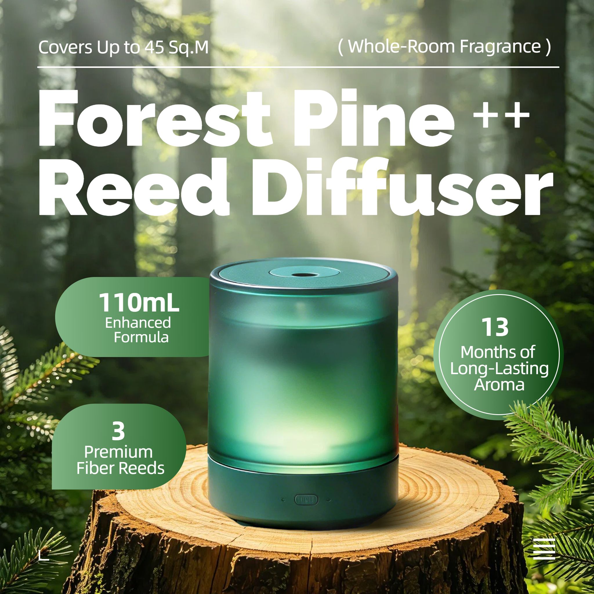 简约风绿色营销带货家居百货类跨境电商主图