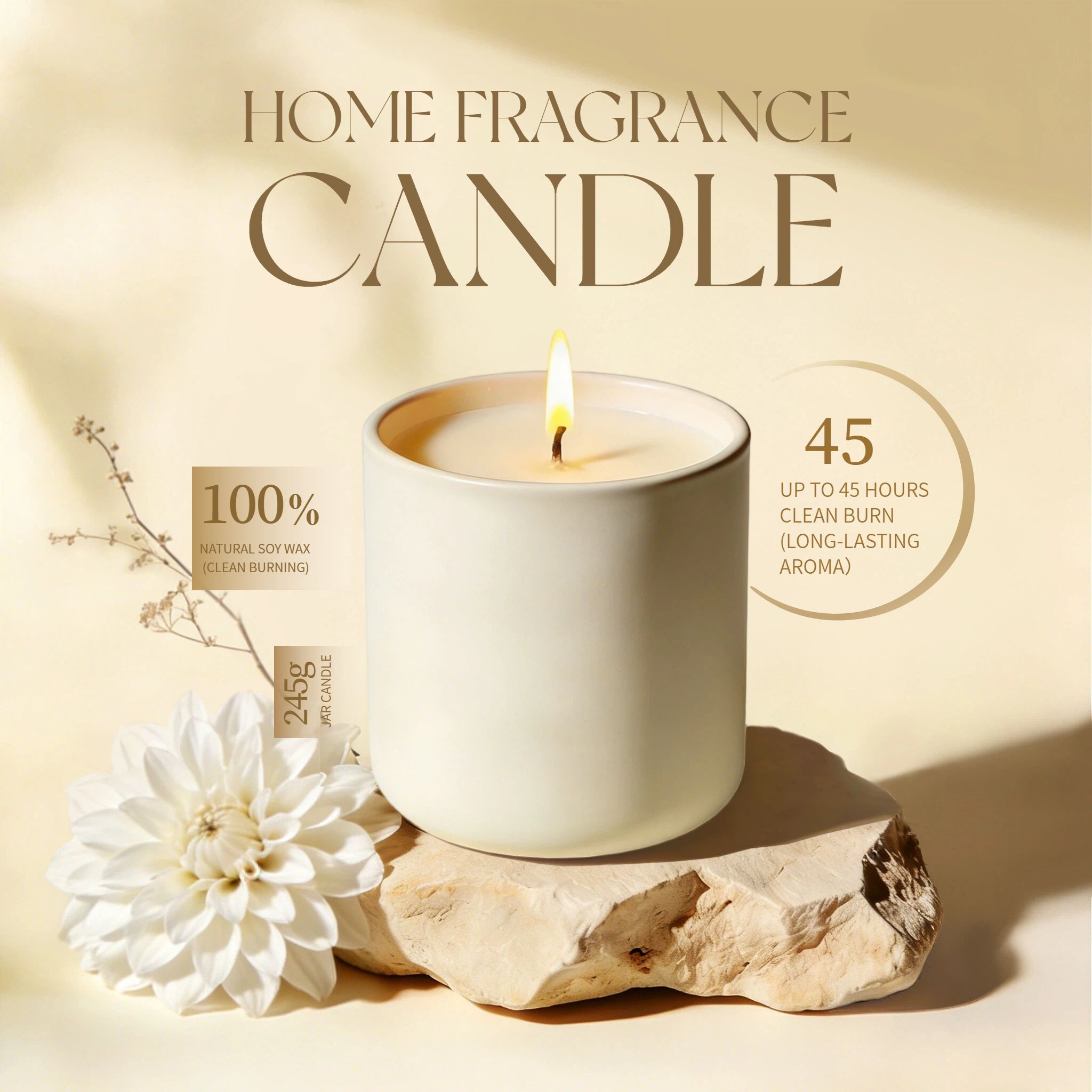 实景风黄色生活百货类营销带货家居百货类跨境电商主图