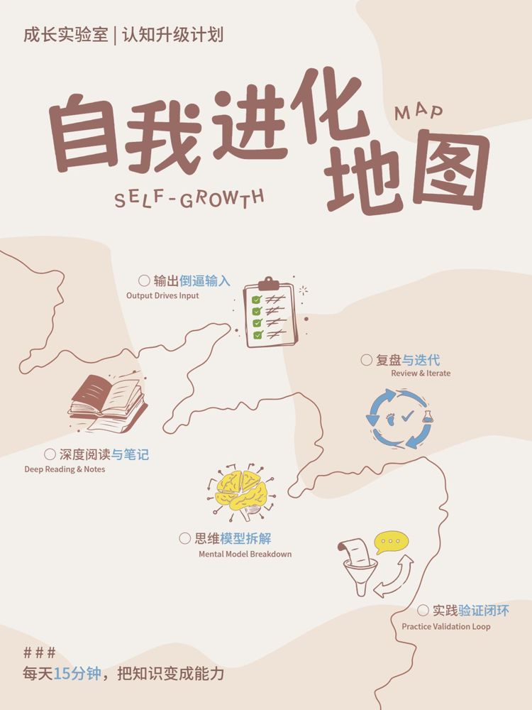 简约风黄色通用类交流分享学习成长方法小红书封面