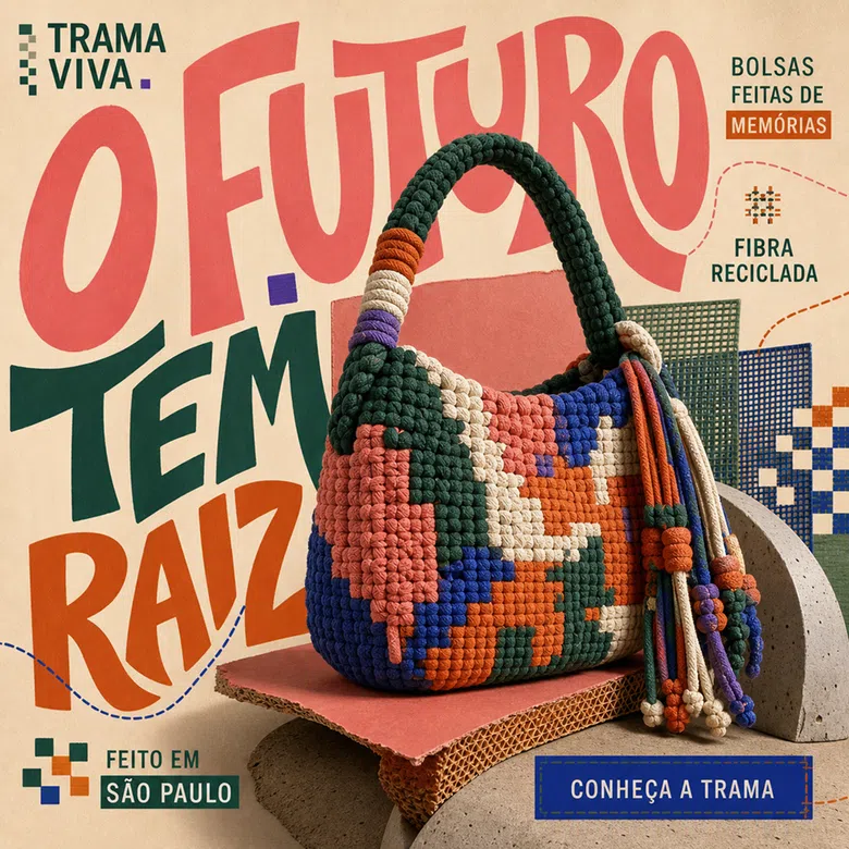 Brazilian Portuguese Artisan Product Marketing Poster Showcase