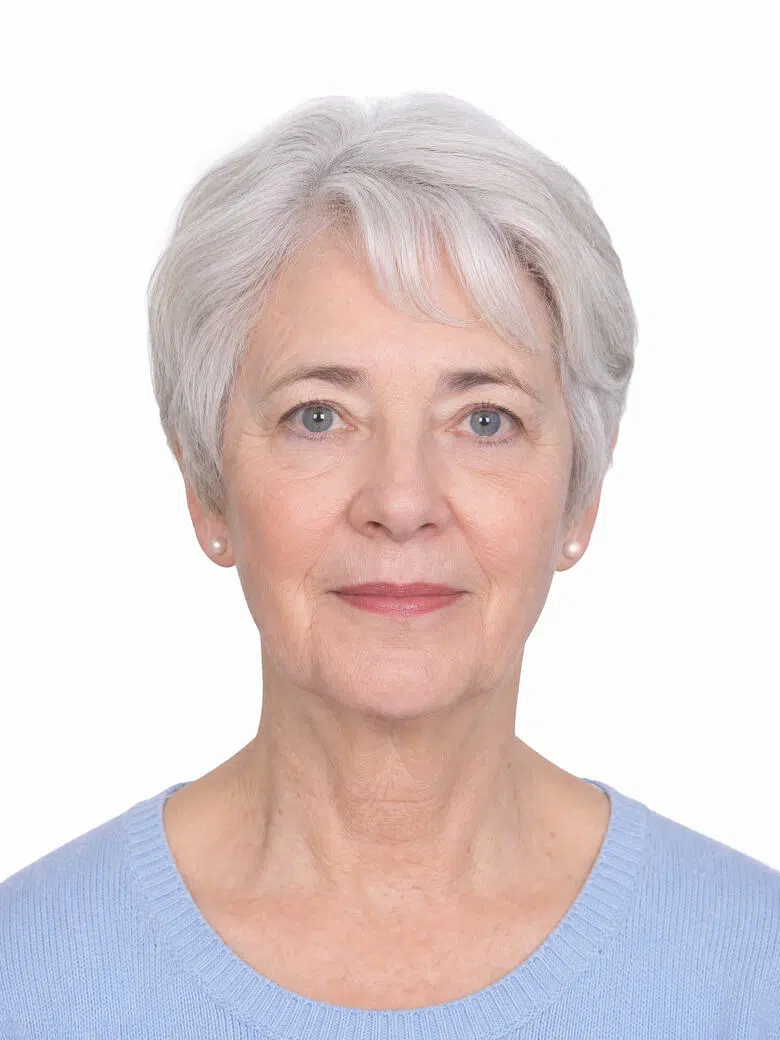 white-background-senior-woman-id-photo-showcase