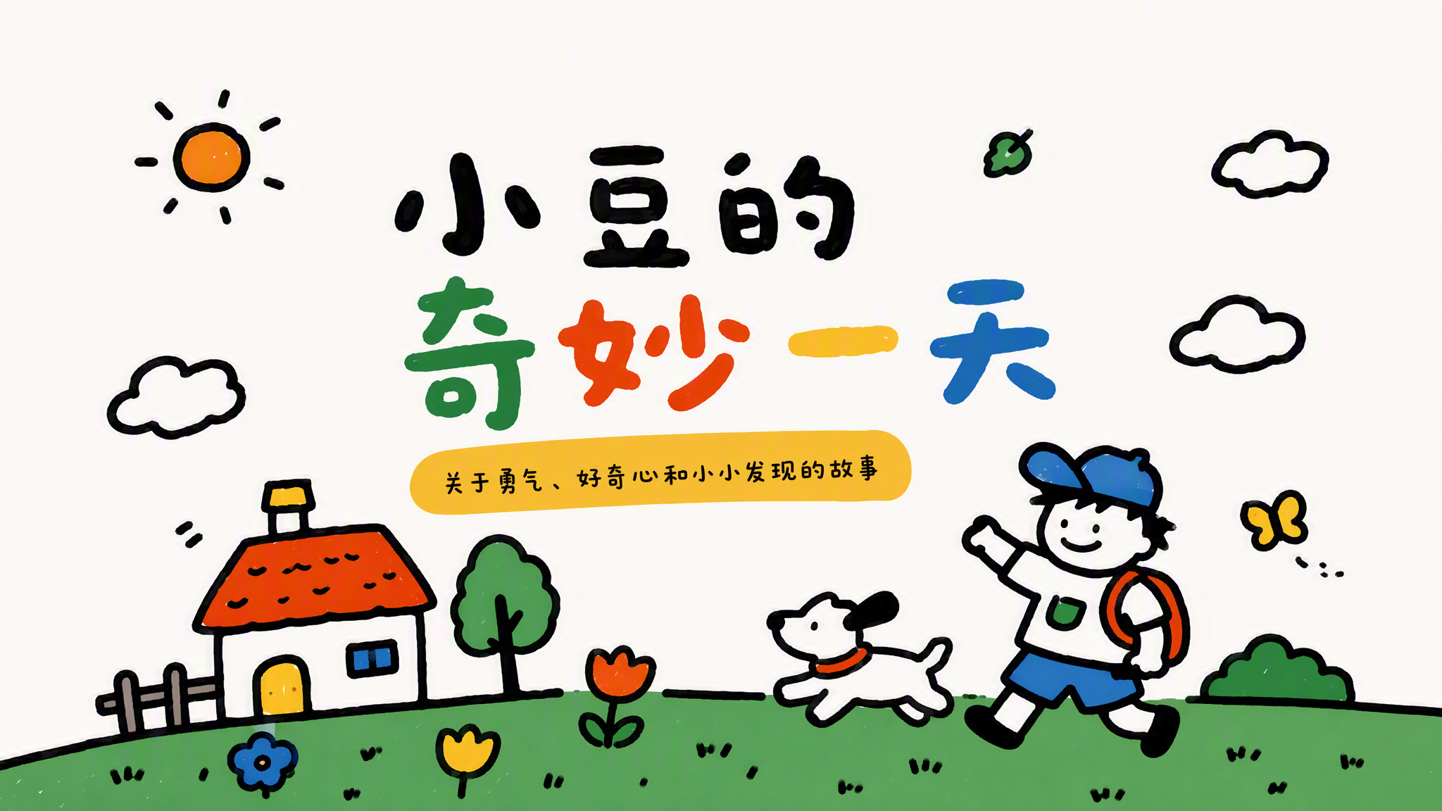 小豆的奇妙一天绘本封面