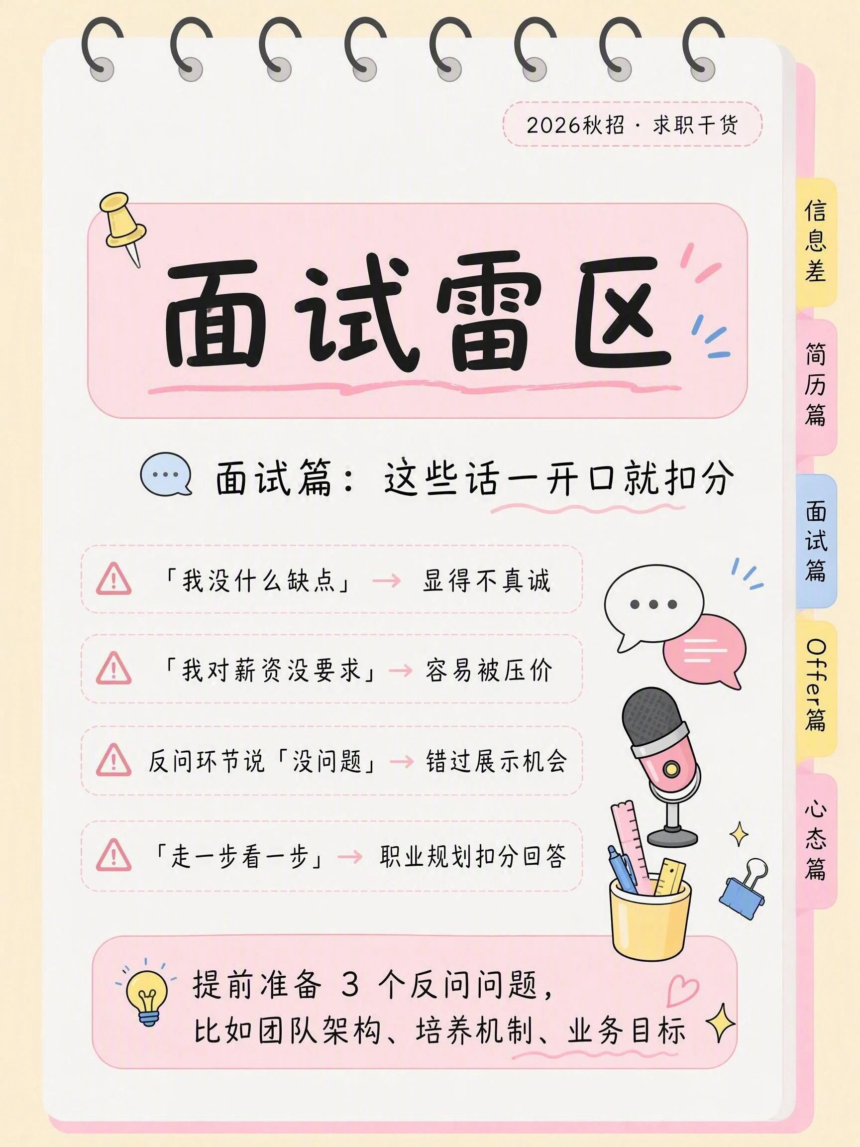 面试雷区求职避坑指南