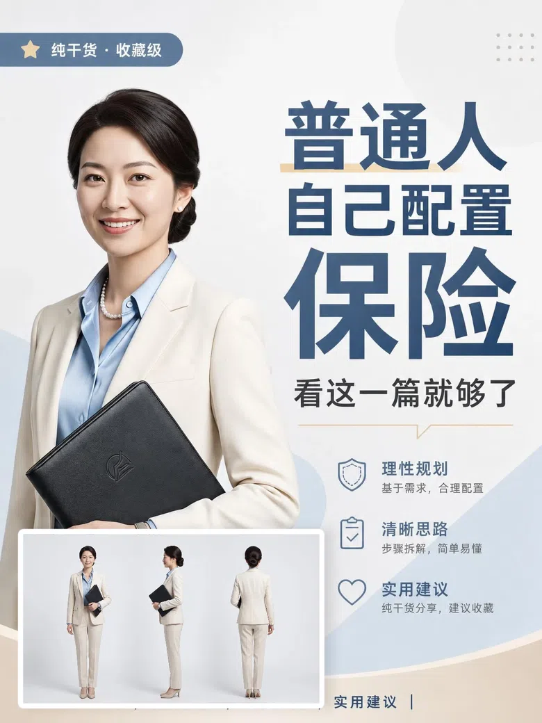 普通人保险配置指南封面