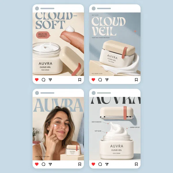 Beauty Product Carousel Design - Hero