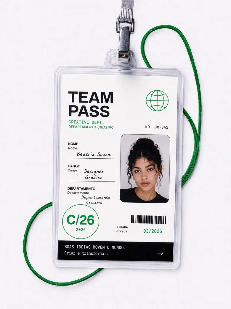 green-team-pass-id-badge-showcase