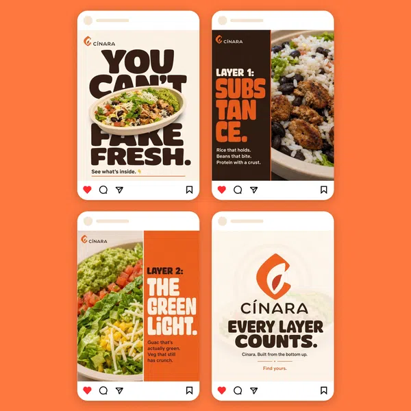 Food Campaign Carousel Design - Hero