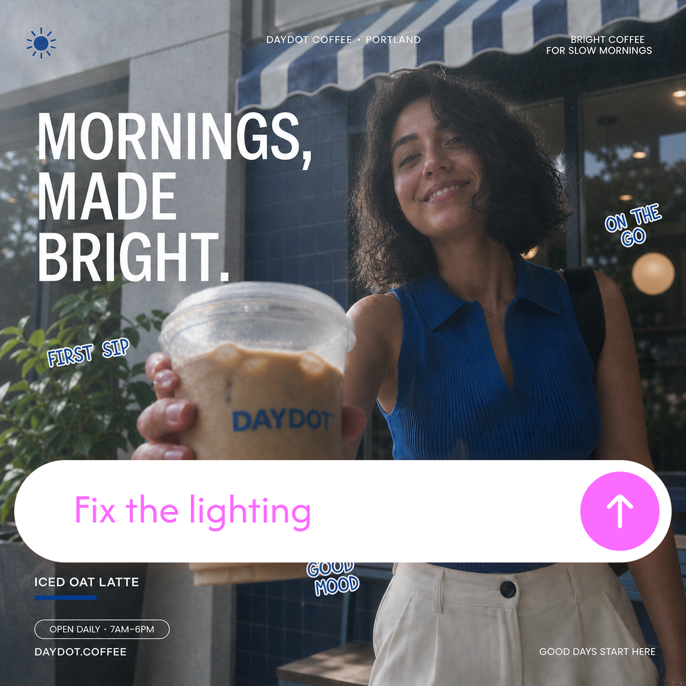 Lighting Correction Poster Editing Before