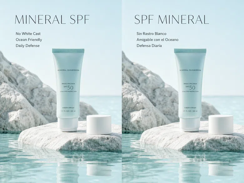 Showcase - sunscreen English to Spanish