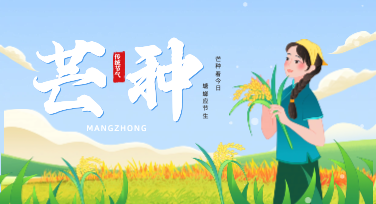 芒种节气祝福海报设计灵感与技巧，解锁仲夏节气温柔视觉
