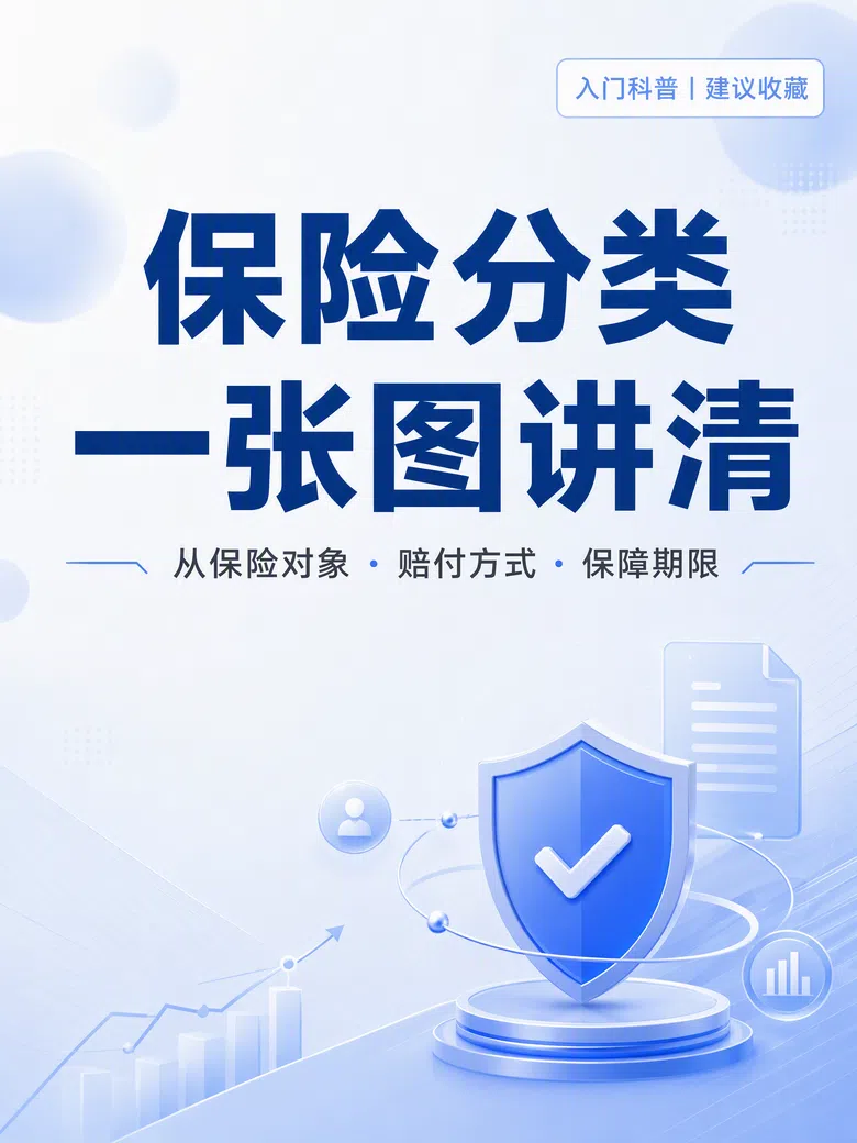 保险分类一张图讲清楚