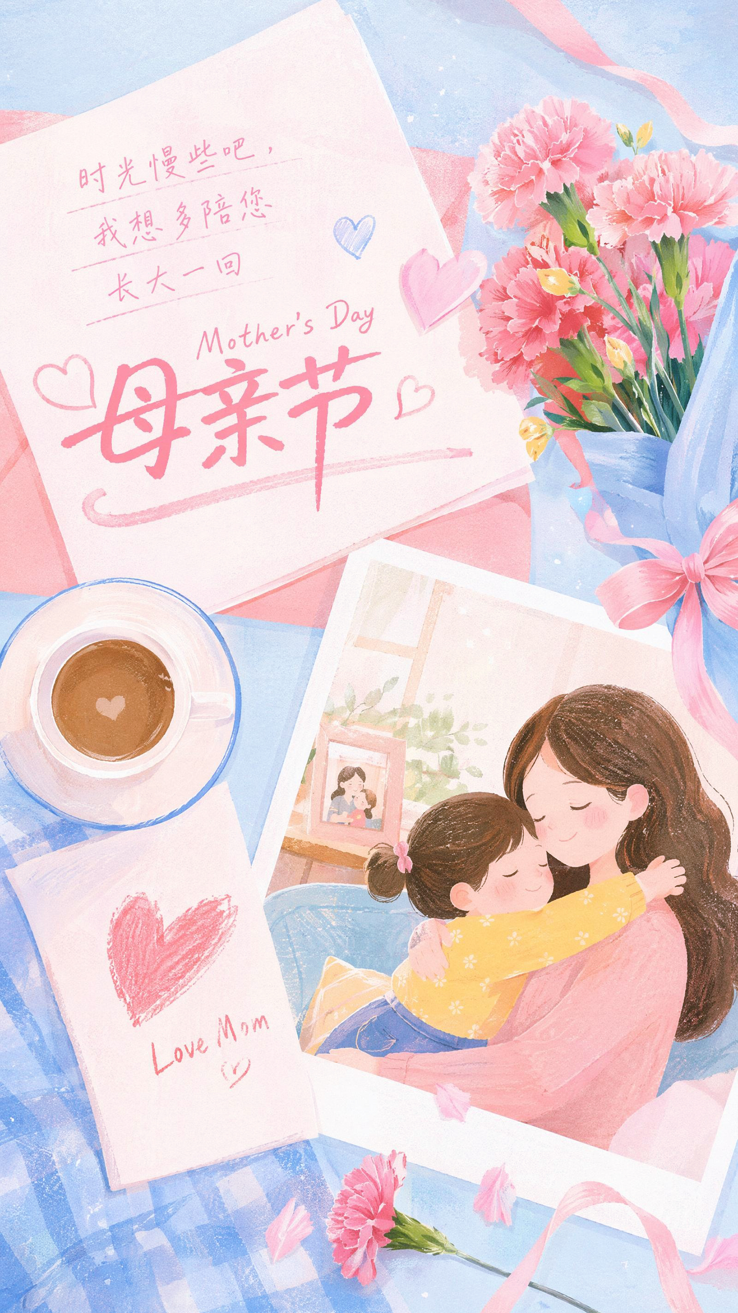母亲节祝福海报