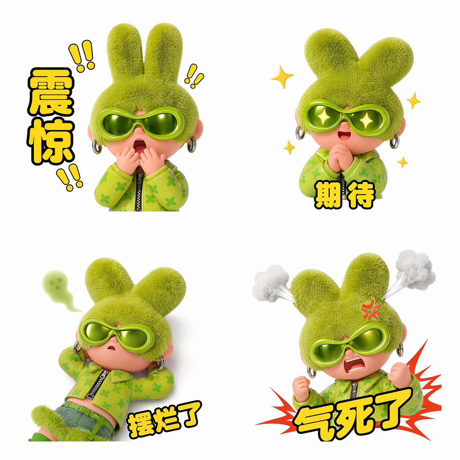 聊天表情包设计缩小版精选案例05