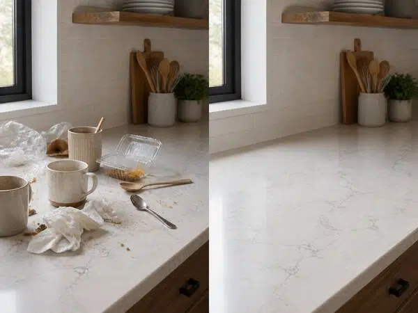 kitchen counter clutter removal comparison-seo hero