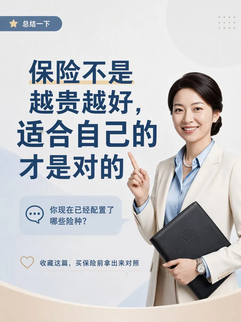 保险适合自己才是对的图文