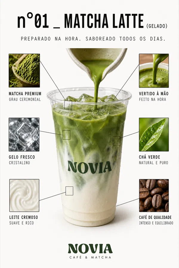 Matcha Product Social Post Design