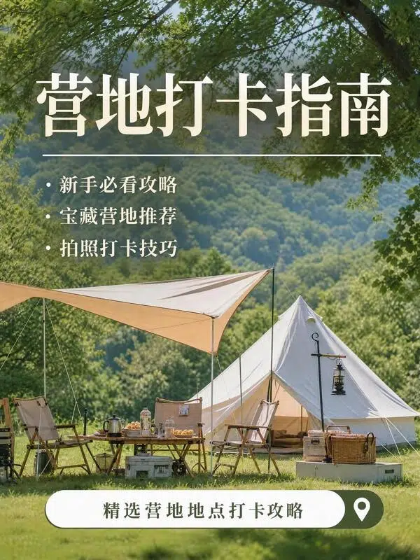 营地打卡指南户外露营图文场景首图