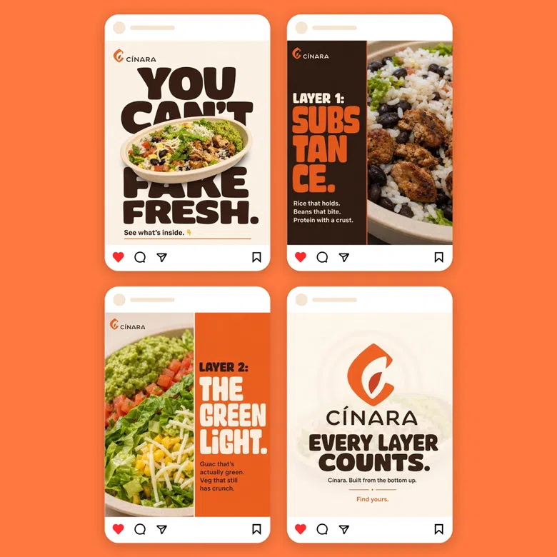 Food Campaign Carousel Design