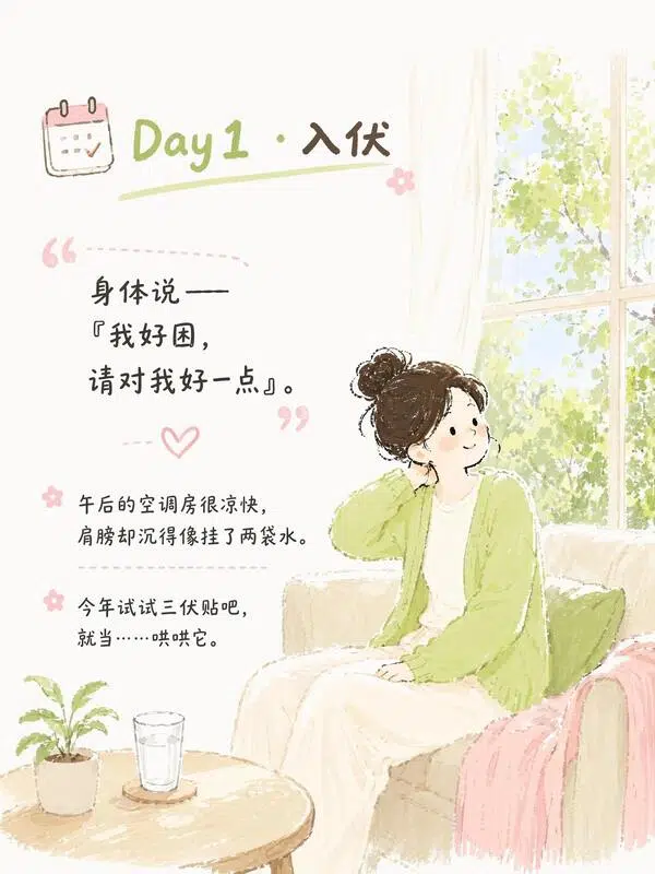 三伏天身体日记入伏篇场景首图