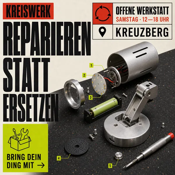 German Local Service Advertisement Poster