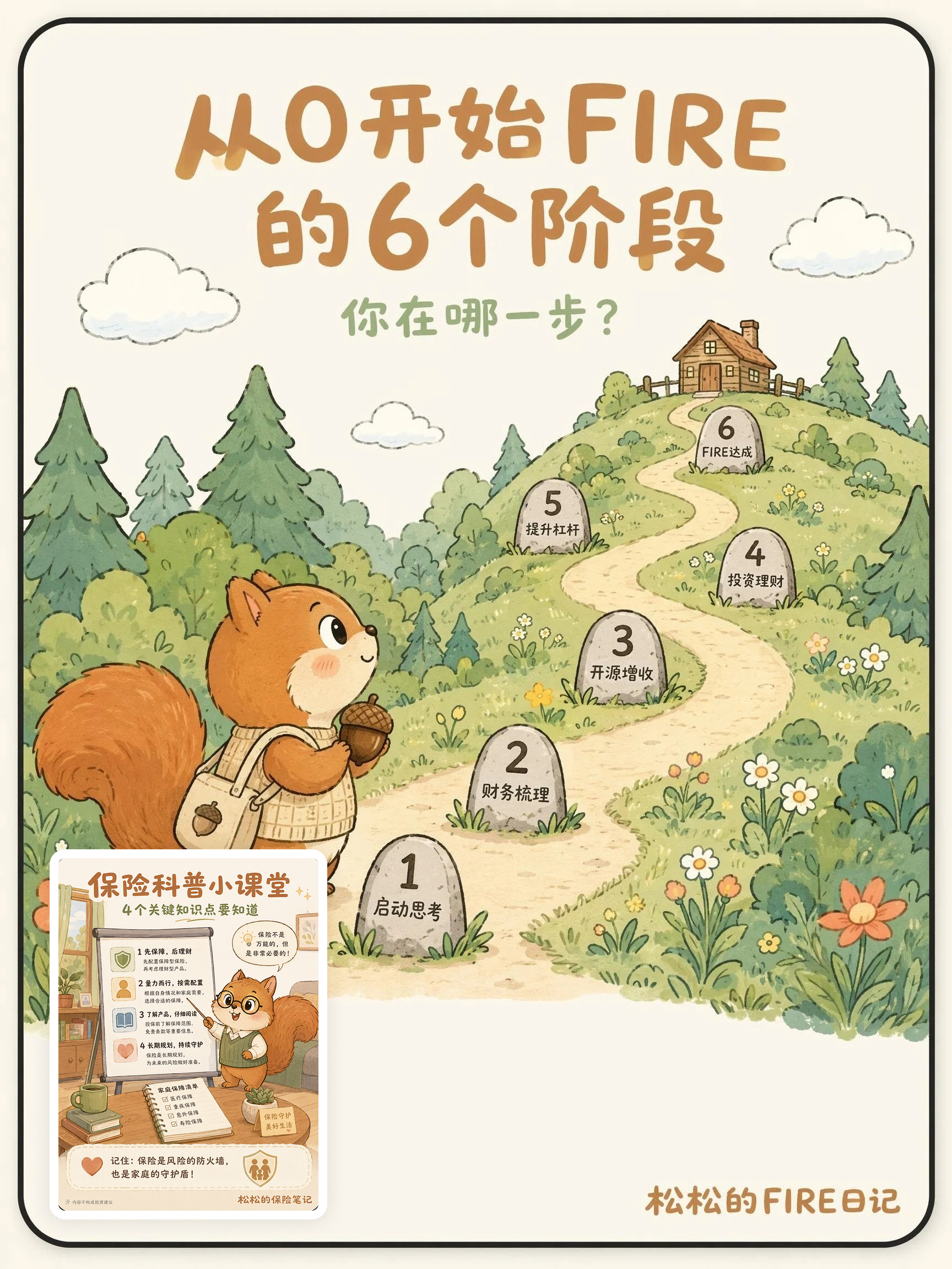 财务自由理财阶段路径指南场景首图