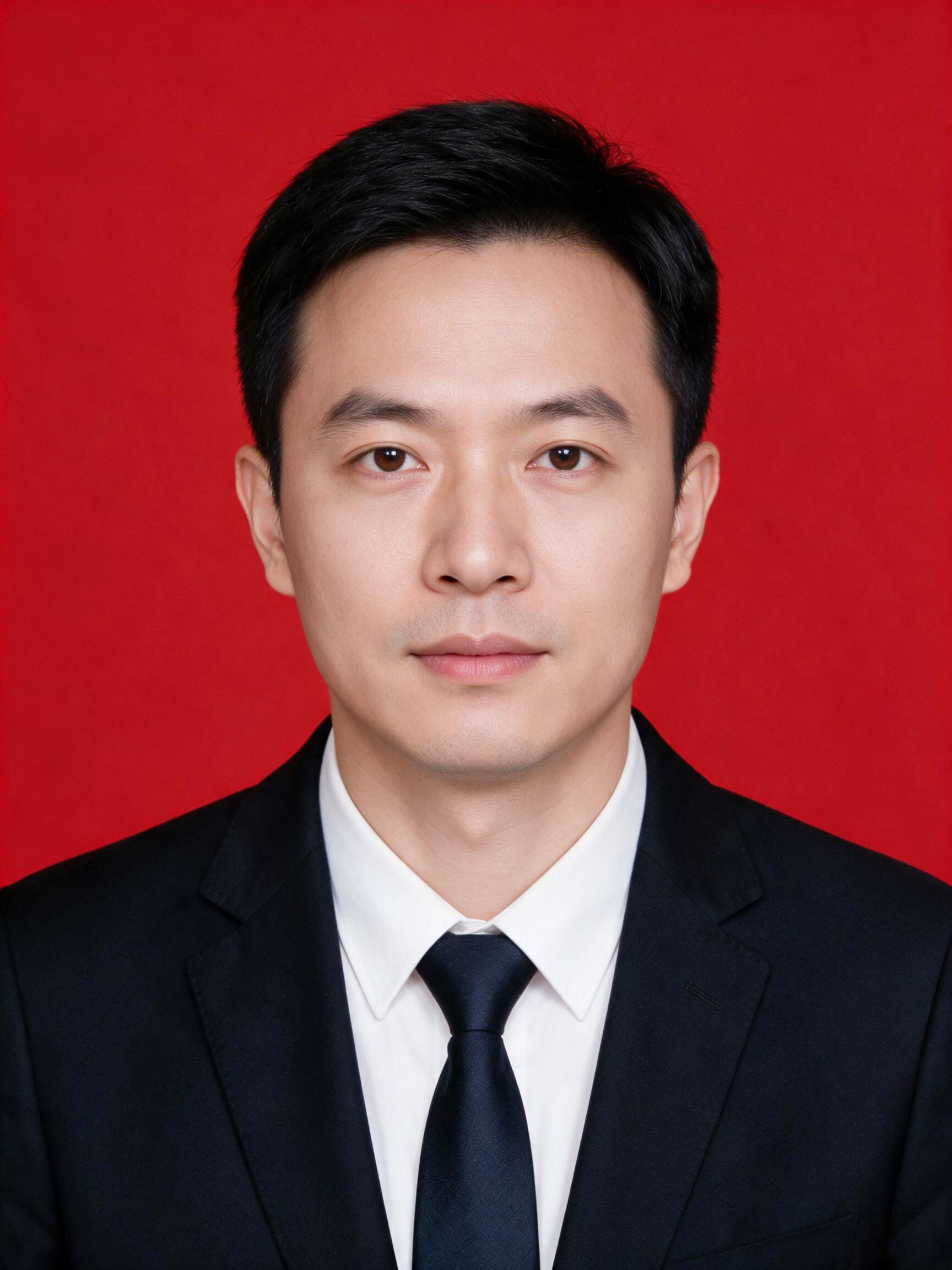 红底男职业证件照-案例展示