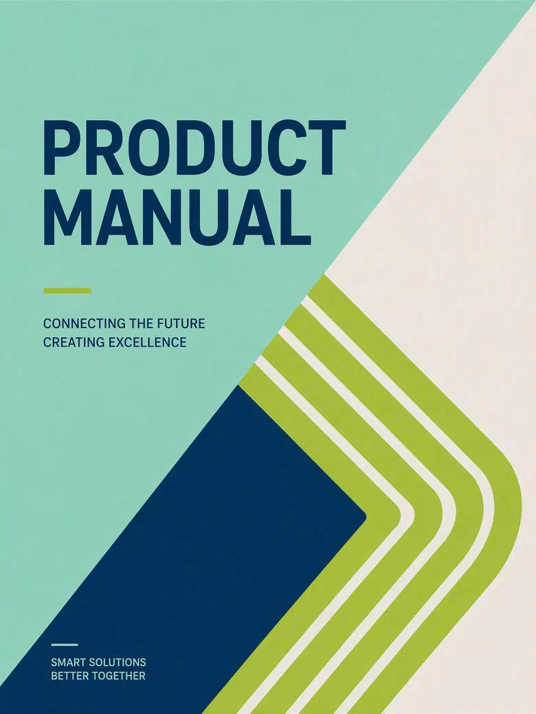green-geometric-product-manual-cover-showcase