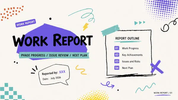 colorful-work-report-presentation-cover