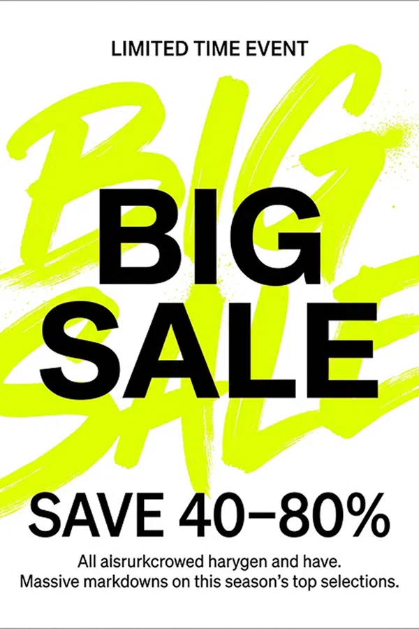 Retail Sale Poster