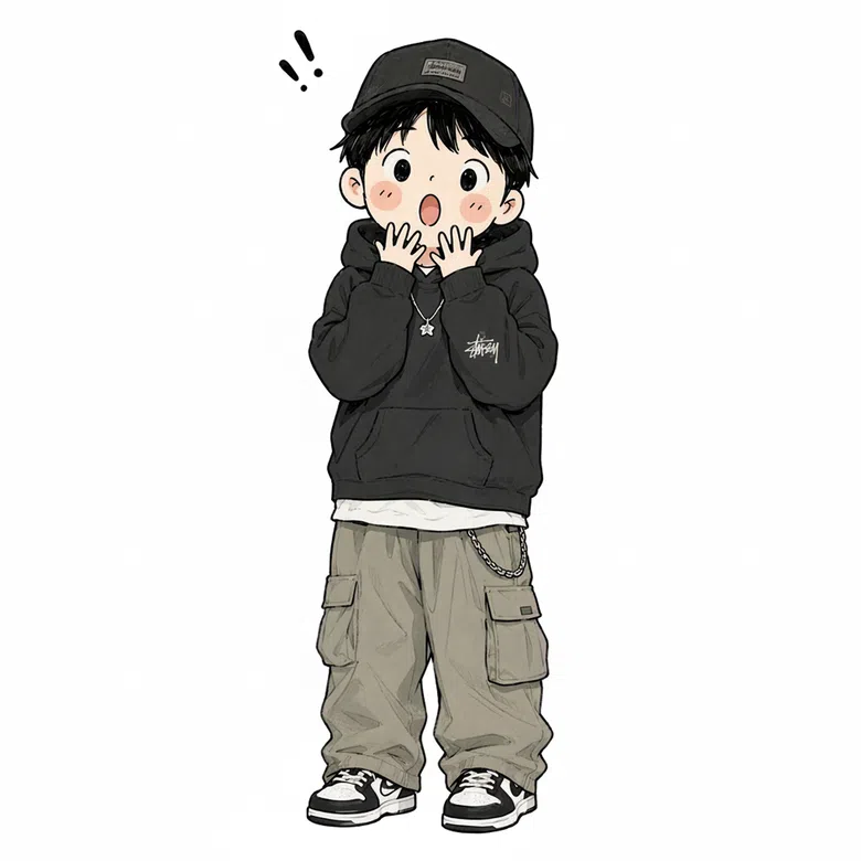 潮流男生漫画形象