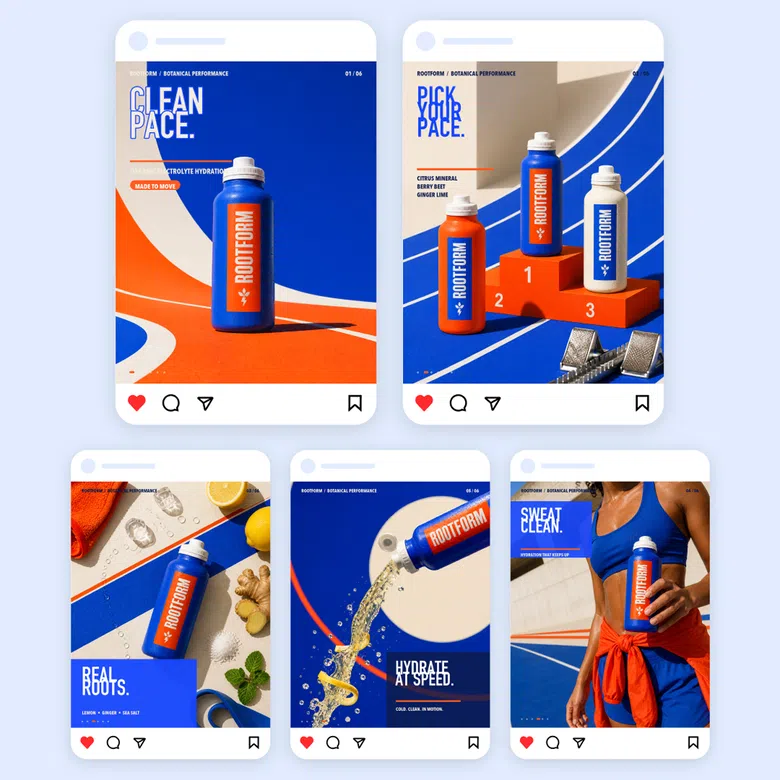 Fitness Product Carousel Design