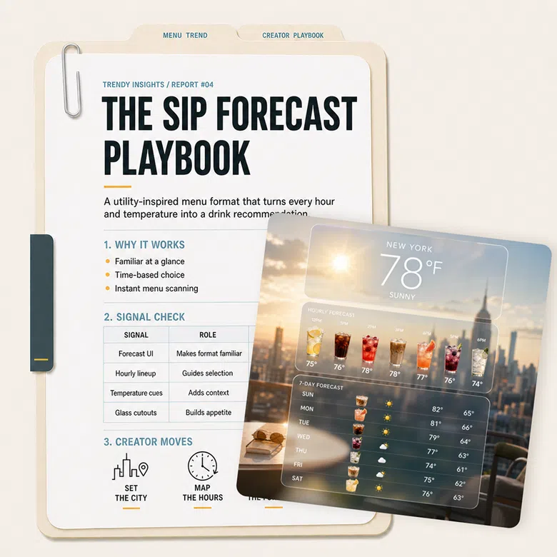 Beverage Forecast Trend Playbook