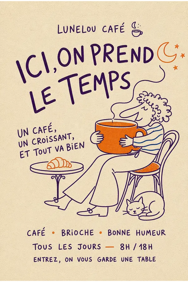 Cafe Poster Editing