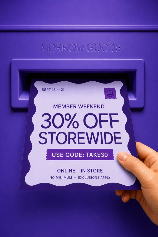 Member Discount Poster