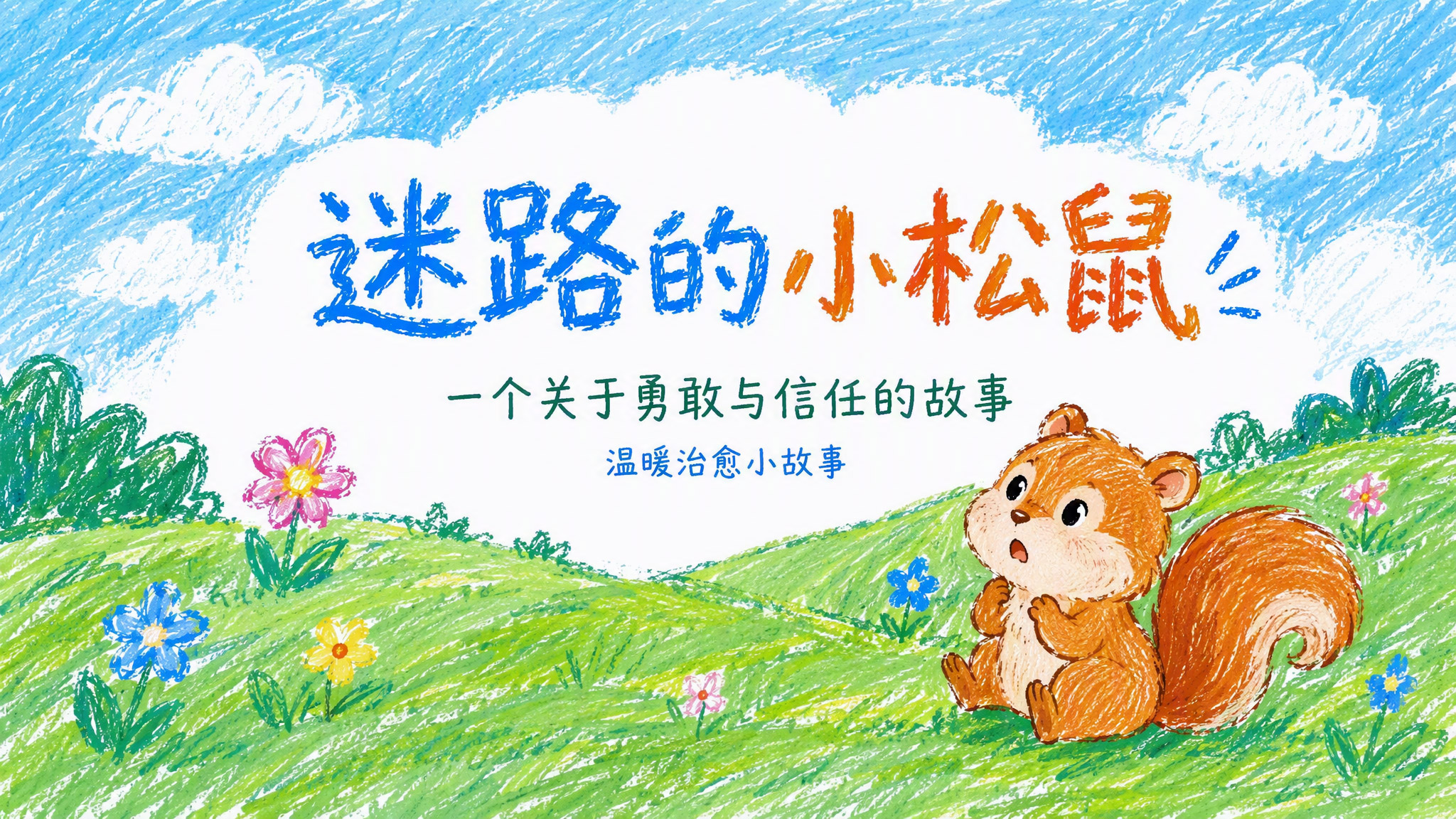 迷路的小松鼠绘本封面
