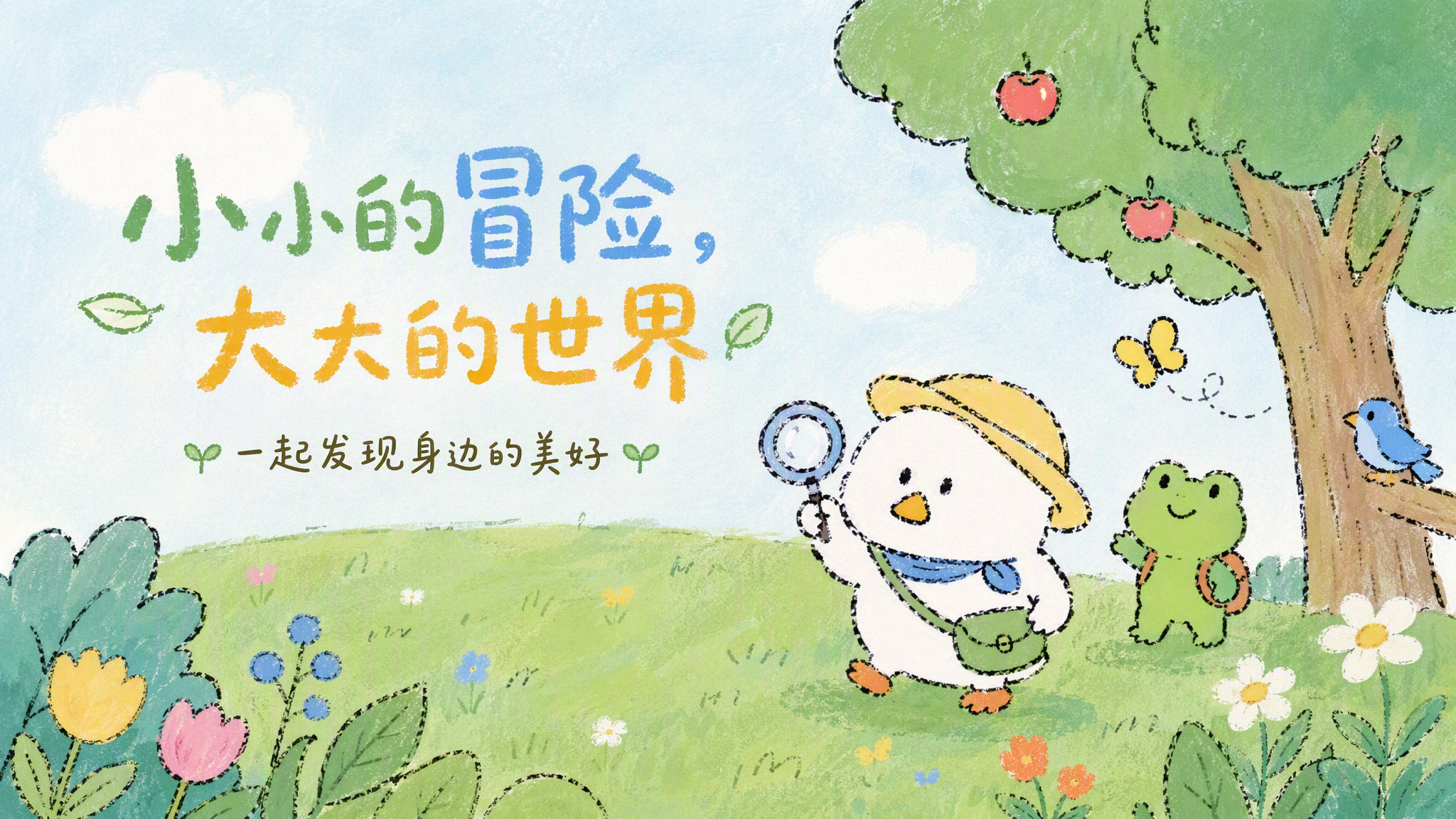 小小的冒险大大的世界绘本封面
