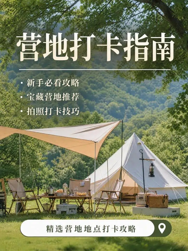 营地打卡指南户外露营图文