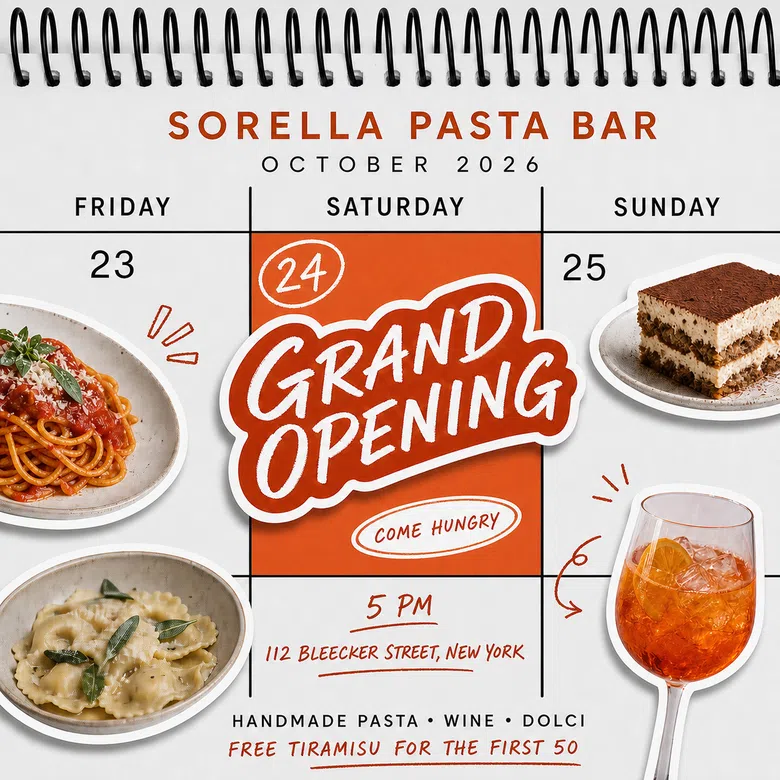 Grand Opening Poster - Showcase