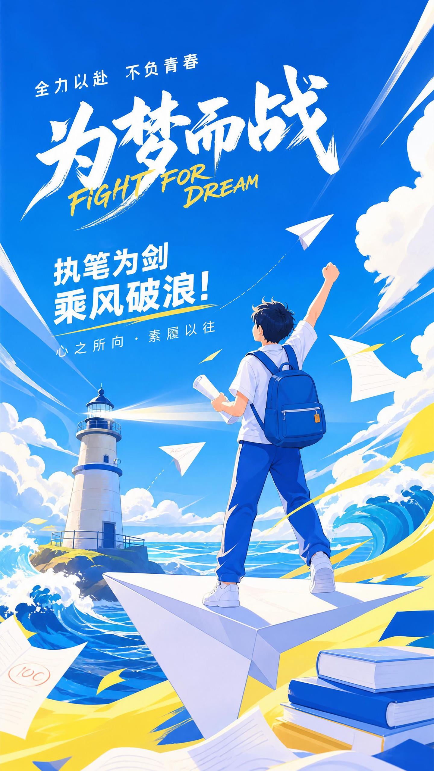 高考加油祝福海报