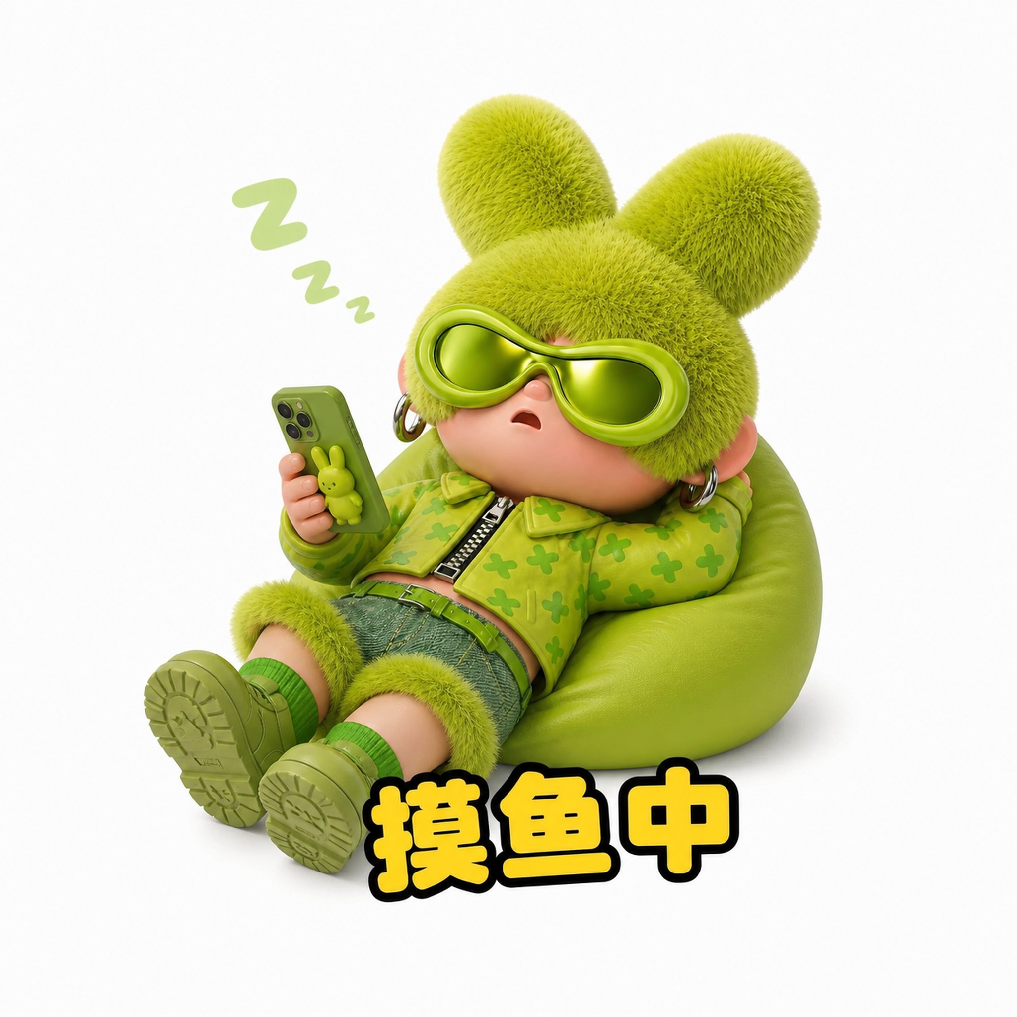 聊天表情包设计表情包新增摸鱼中SEO拼图08