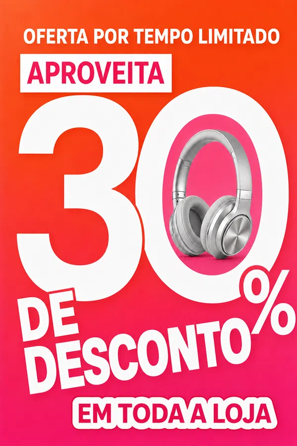 Limited Time Discount Marketing Poster
