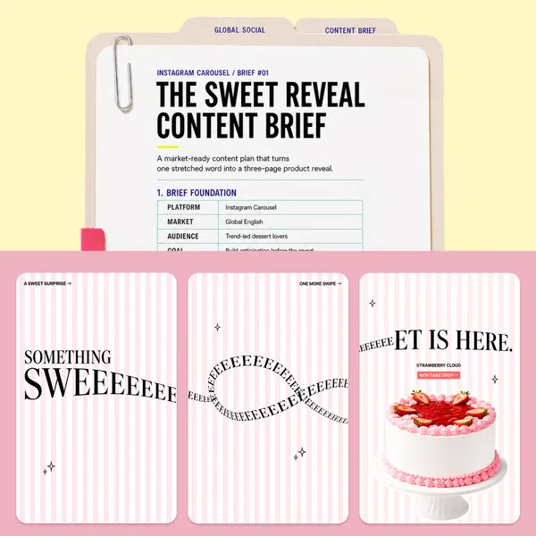 Product Reveal Content Brief