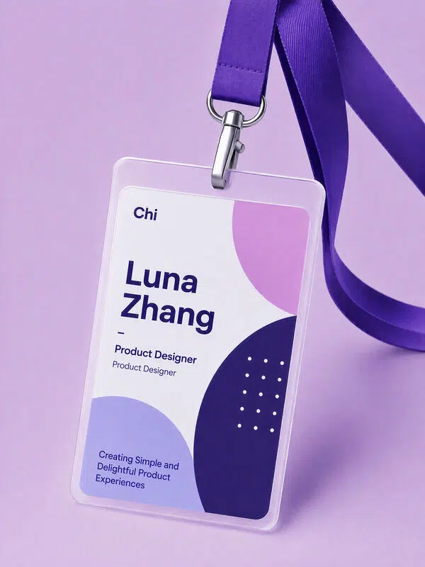 purple-employee-id-badge
