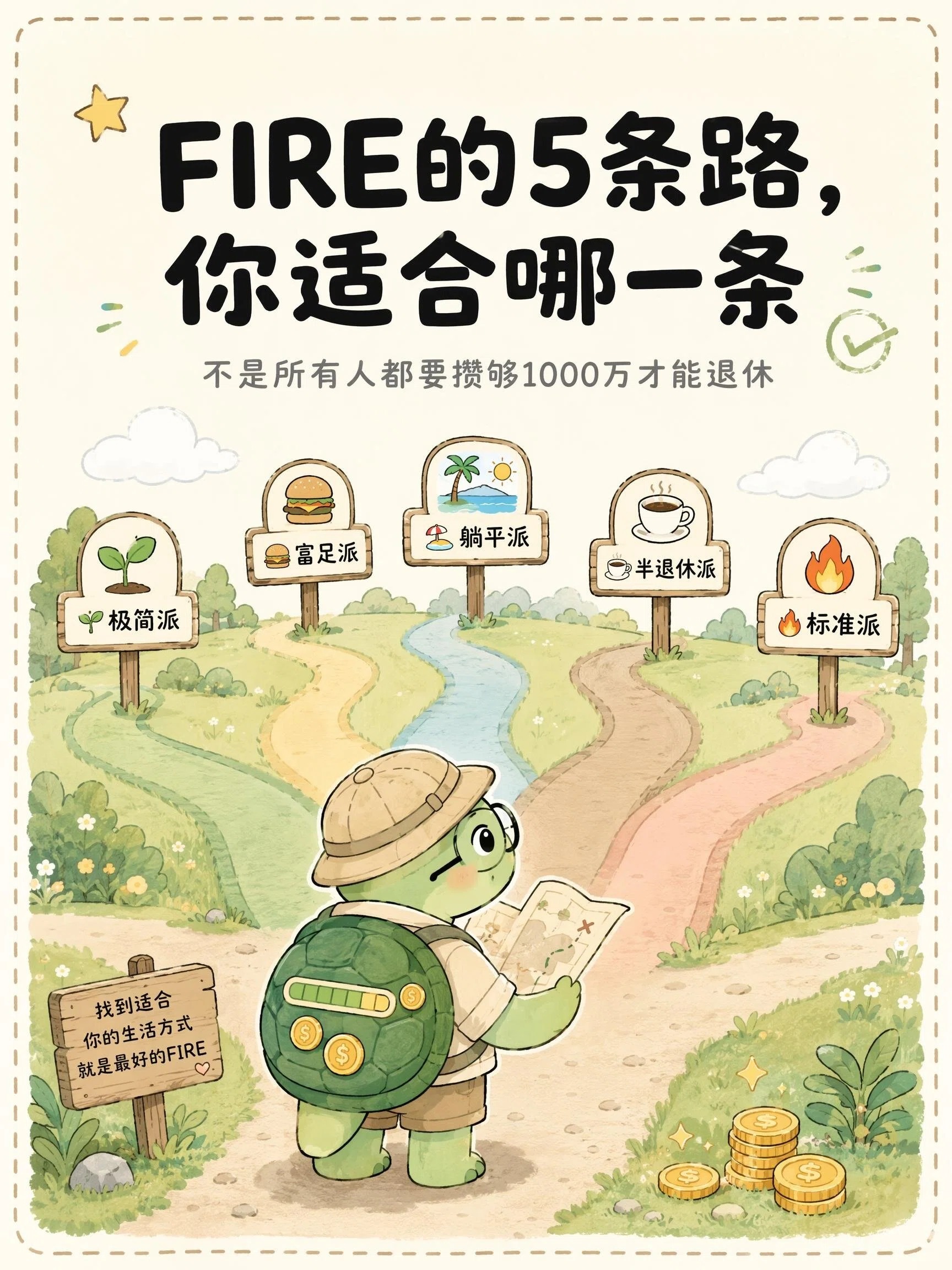 财务自由理财五条路线图文场景首图