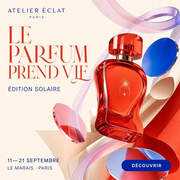 French Fragrance Product Marketing Poster