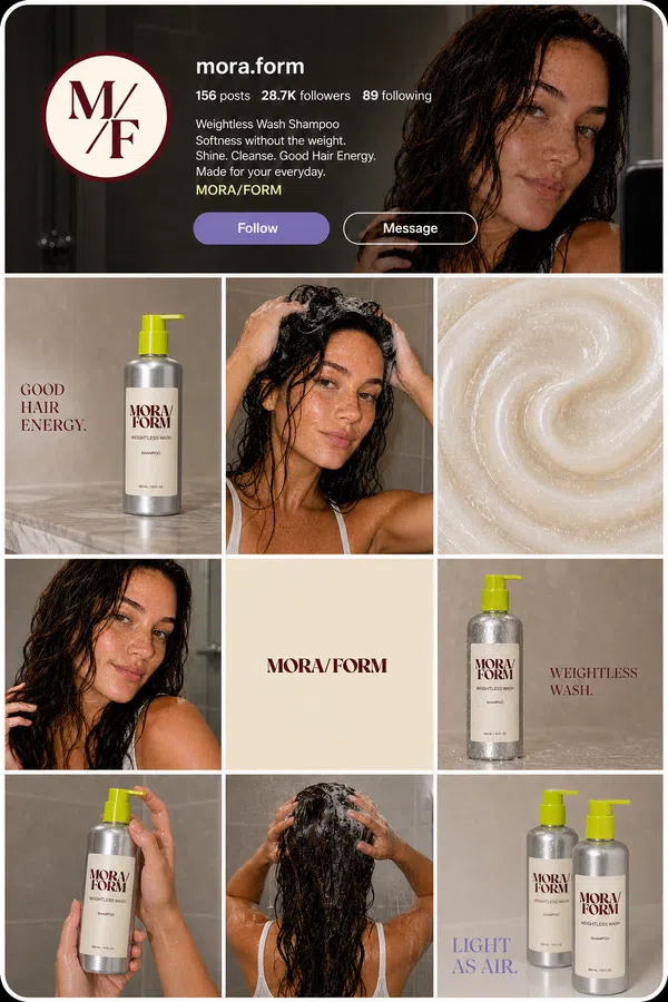 Beauty Brand Campaign Carousel Design