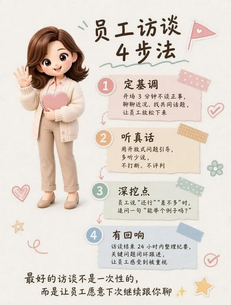 员工访谈四步法图文