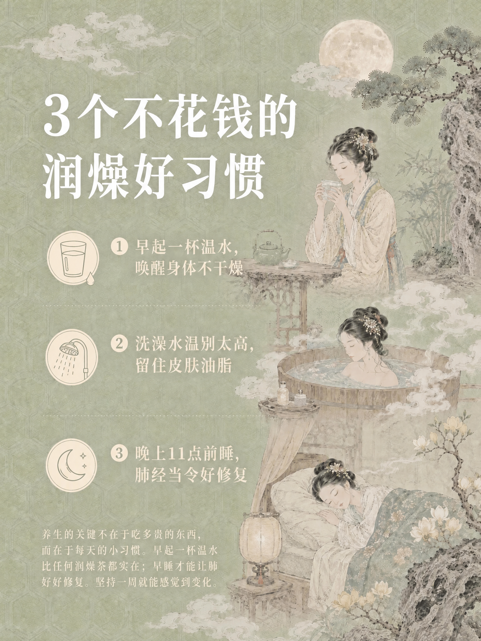 润燥好习惯养生图文